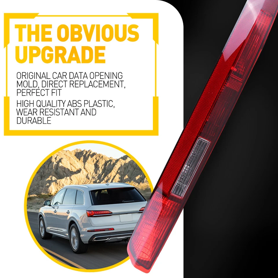IP67 Left Rear Bumper Reflector Marker Left For 2016-2020 Audi Q7 US 5Holes - Image 4 of 4