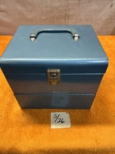 I - Vintage 1960s-1970s 8mm Family Home Movie Film Reels  Blue Metal Box