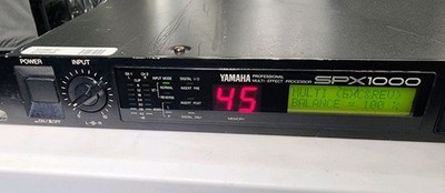 YAMAHA PROFESSIONAL MULTI EFFECT PROCESSOR SPX1000 Simple operation confirmed 