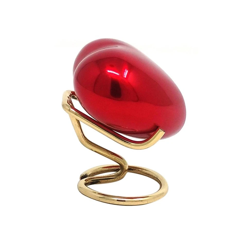 Classic Red Heart Keepsake Urn for Ashes, Memorial Heart Keepsake - Image 2 of 4