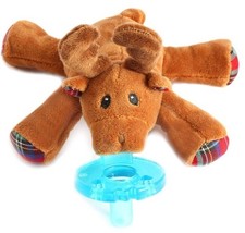 WubbaNub Infant Pacifier with Plush Toy - Ages 0-6 Months
