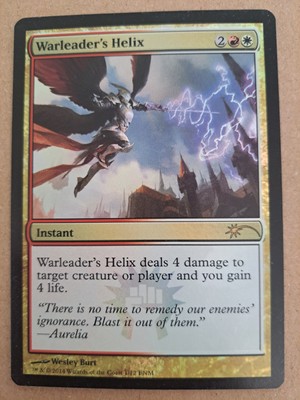 MTG Warleader's Helix (Foil) [Friday Night Magic 2014, 