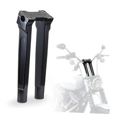 Motorcycle Handlebar Risers Straight Challenger Risers Handle Bar 10" Black