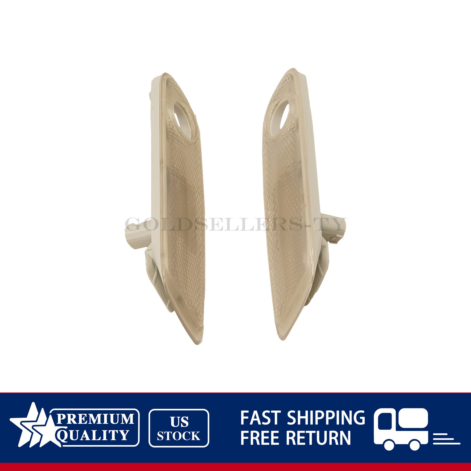 For Rolls-Royce Ghost Wraith Dawn 10-19 Pair Front Fender Side Marker Lights