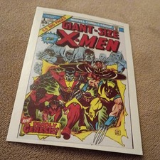 1984 FTCC Marvel Superheroes First Issue Covers #33 Giant-Size X-Men #1