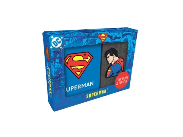 DC Comics: Superman Tiny Book and Pin Set by  Insight Editions - 9798337403458 - Image 3