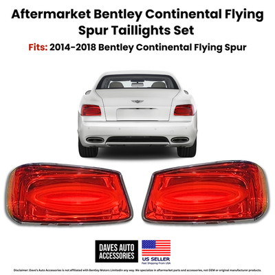 2014-2018 Bentley Flying Spur LED Taillights Left Right OE Style Set