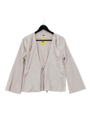 Never Fully Dressed Damen Top S grau Polyester mit Elasthan Basic