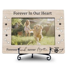 Dog Memorial 4x6 Picture Frame - Pet Loss Gifts, Dog Frames for Wall  Tablet...