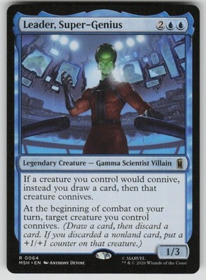 Leader, Super-Genius Rare Marvel Super Heroes 64 MTG Near Mint 2026