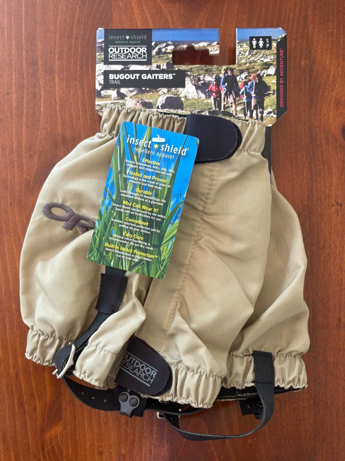 OUTDOOR RESEARCH BUGOUT GAITOR, BEIGE , SIZE S
Opens in a new window or tab