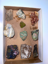 Lot of 10 Mixed Rough Rock  Mineral Specimens - Self Collected
