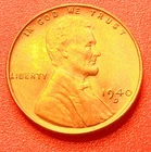 1940-D Lincoln Wheat Cent Penny GEM RD BU From an Original Bank Roll