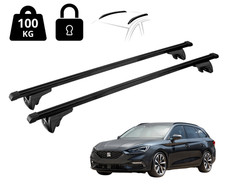 Dachträge Querträgerr für Seat Leon Sportstourer 2020- Dach Mit Handlauf Schwarz