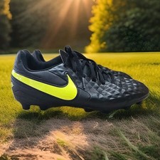 Nike Jr. Tiempo Legend 8 Soccer Cleats Youth Size 6 Black-yellow Volt Sports