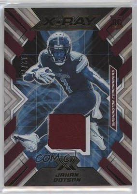 2022 Panini XR X-Ray Swatches 75/75 Jahan Dotson #XR-10 Rookie RC hg6