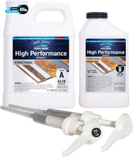 High Performance Epoxy Kit Crystal Clear Marine Grade Resin and Hardener