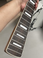 20frets Roasted flame Maple Electric bass neck Jazz bass neck Rosewood block 34i