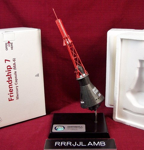 Friendship 7 MA-6 "Milestones in Space" Danbury Mint Desk Model Mercury Capsule