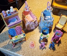 Vintage Lot of   Fisher Price Loving Family Twins and furniture. Posable