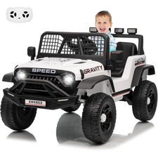 12V Ride on Car Kids Electric Vehicles w/Remote Control Riding Toy w/Safety Belt