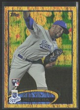 2012 Topps #211 Kelvin Herrera Gold Sparkle Kansas City Royals (JT)