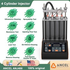 ANCEL Fuel Injector Cleaner Tester ANJ400 Ultrasonic Injector Cleaning Machine