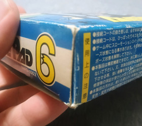 Rare 1993 NEC Avenue Pad 6 NAPD-1002 PC Engine 6-Button Controller BOXED