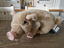 Vintage 1996 Classic Aurora Plush Toy Pig Prestige With Tags