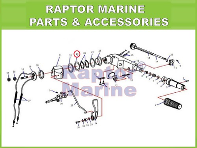 #ad Washer 2 pcs for LEHR 4 stroke 9.9HP propane outboard PN OB212.6 024 $22.99