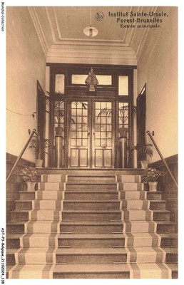 ASTP3-0193-BELGIEN - Institut Sainte-Ursule - FOREST-BRÜSSEL - Eingang Prin