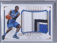 2015 Panini National Treasures Colossal Materials Prime 23/25 Victor Oladipo j1e