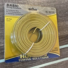 Hopkins Towing Solutions Trailer Wire 4 Conductor, 49915, 25 ft. 100% Copper NOS