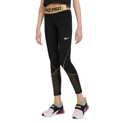 NIKE GIRLS Schwarze WARME LEGGINGS