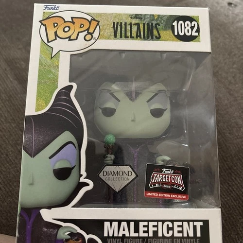 2023 Funko POP! Target Con Exclusive Disney Villains Diamond Maleficent #1082