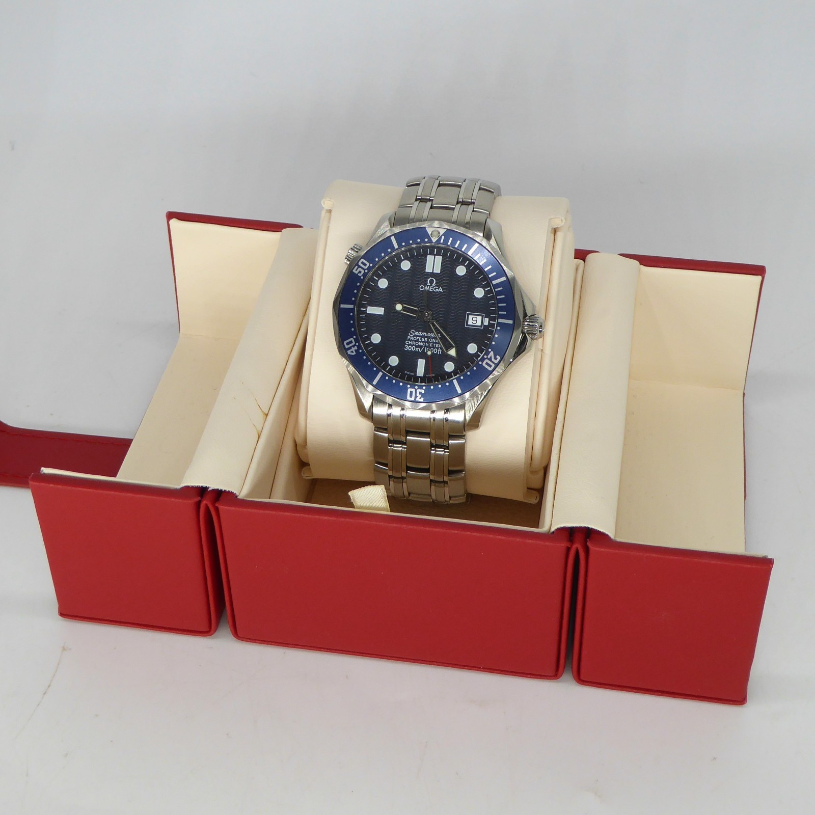Omega Seamaster 41mm Chronometer Blue Automatic 168.1623 - 2025 Service & Box