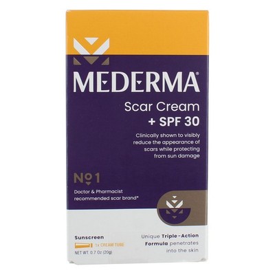 2 Pack Mederma Scar Cream Plus SPF 30, 0.7 oz