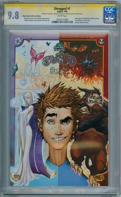 SHRUGGED #1 E WIZARD VARIANT CGC 9.8 SIGNATURE SERIES SIGNED MICHAEL TURNER WWP