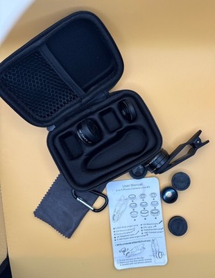 KEYWING Phone Lens Kit 9 in 1 Camera Lens, Zoom Lens+198° Fisheye... 