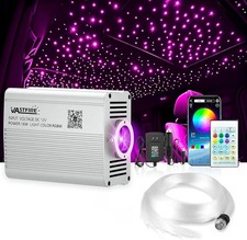 Starlight Headliner Kit - 500pcs 0.03in 9.8ft Fiber Optic Star Lights for Car...
