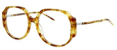 New JIMMY FAIRLY C411-E113 55mm Blonde Havana Oversized Eyeglasses Frames