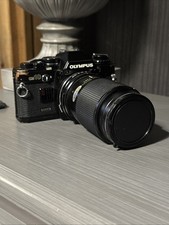 Olympus OM10 35mm Film Camera + Vivitar 70-150mm f/3.8 Macro Zoom Lens OM Mount