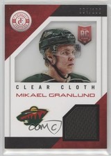 2013 Totally Certified Clear Cloth Jerseys Red /100 Mikael Granlund #CL-MGR 0o5t