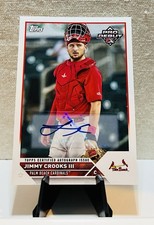 2023 Topps Pro Debut - Jimmy Crooks III #PD-177 Autographs (AU, RC)
