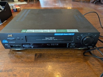 JVC HR-S3500U Super VHS Video Cassette Player 4-Head Tested Working W/remote