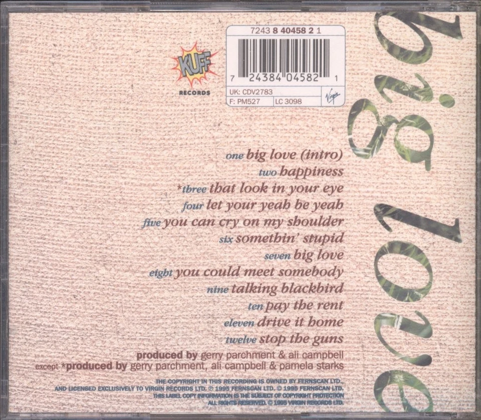 Ali Campbell Big Love CD Europa Kuff 1995 724384045821 - Bild 2 von 3