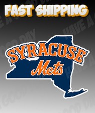 Syracuse Mets Milb  / Sticker 10 sizes! Tracking! FREE SHIPPING!