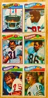 1977 Topps NFL Football Uncut 6 Card Panel Sheet Vintage Dynamite Magazine
