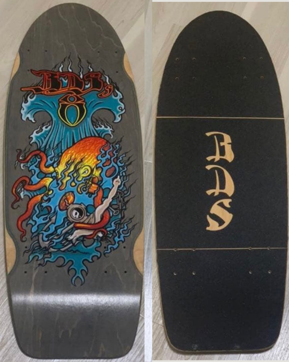 Bulldog Skates ビンテージ　オールド　スケート Bulldog Skates 8 Wheeler Skateboard Deck Old School | eBay