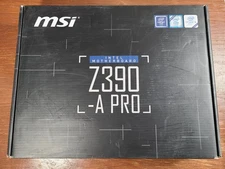MSI Z390-A PRO Desktop Motherboard Intel Z390 Socket H4 LGA-1151 DDR4 HDMI